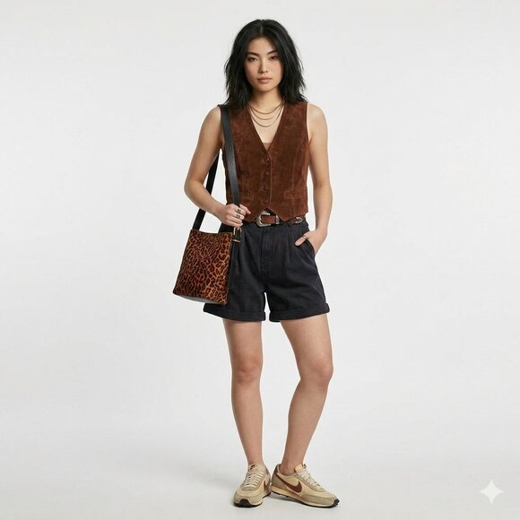 Madewell Handbags - NWT Madewell - The Essential Mini Bucket Tote in Calf Hair